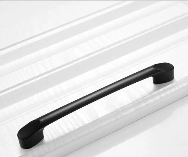 Zinc Alloy Black Cabinet Handles American style Kitchen Cupboard Door Pulls