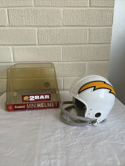 San Diego Chargers 1961-73 NFL Riddell 2-Bar Throwback Mini Helmet Football 🏈