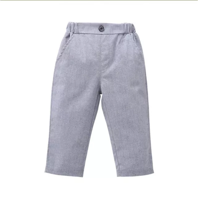 Outfits da gentiluomo bambino abito da battesimo abito da sposa camicia a maniche lunghe + gilet + pantaloni 6