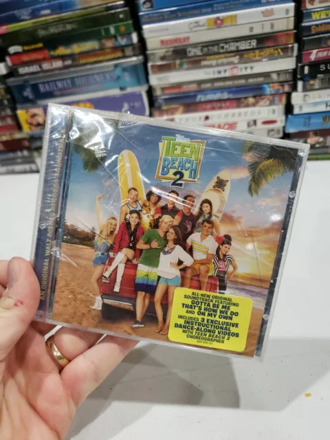 Teen Beach 2 Original Soundtrack Disney CD Ross Lynch R5 SEALED NEW CASE CRACKED 3