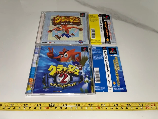 Jeu Crash Bandicoot PS1 Version Japonaise NTSC-J - Complet Avec Spine Card