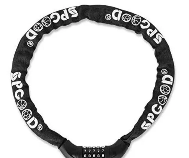 SPGOOD BIKE LOCKS Heavy Duty Bicycle Chain Cycling Lock 14 Colors