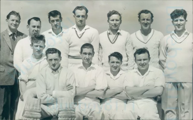 1960 Amateur Cricket Wards Cricket team Fylde League Press photo 6.25*4"