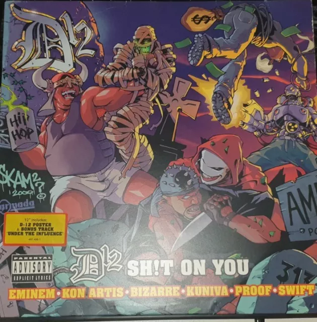 D12 Shit On You 12" Vinyl Single Shady Records Vinyl A+