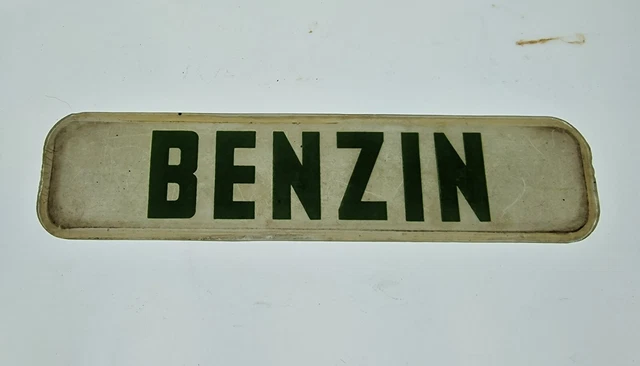 Alte Benzin Glasscheibe für alte Benzin Zapfsäule 50er Jahre # 3