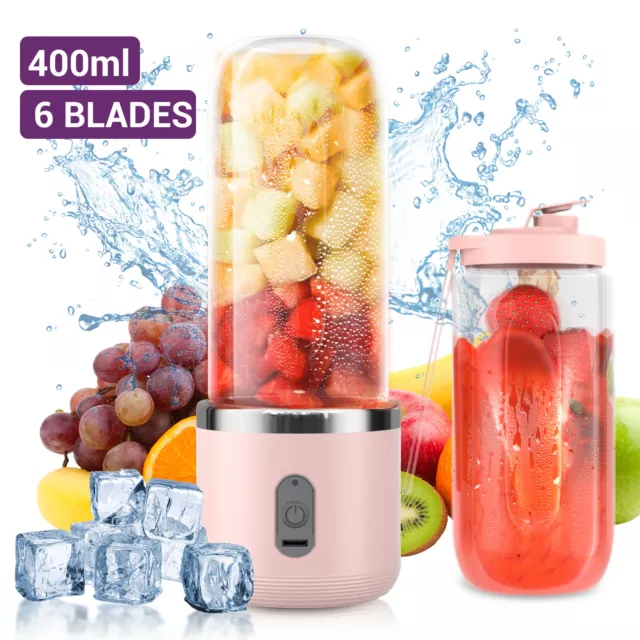 Portable Mini Juicer Electric Fruit Juice Mixer/Blender/Smoothie Maker Machine