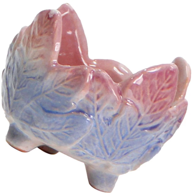 Pot de jardinière en forme de feuille en céramique, Pot de fleur, Pot de plante