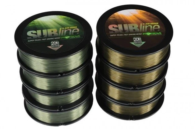 NEW Korda Subline Carp Fishing Main Line - All Sizes - All Colours
