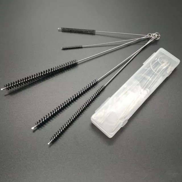 10 Cleaning Needles 5 Brushe Tool Motorcycle Carburetor Carbon Dirt Jet Remove