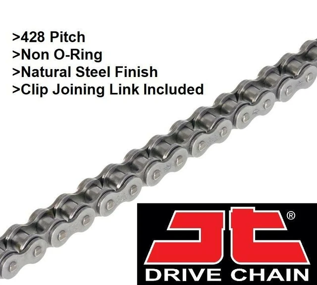 JT Sprockets Ritzel (JTC428HDR100SL) 428HDR 100 Glieder Heavy