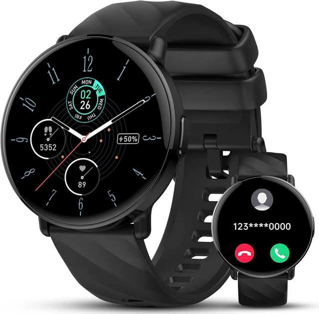 Smartwatch Con Chiamate Bluetooth, Touchscreen 1.39" TFT, Cassa In Lega, Marrone, Per Uomo E Donna, Compatibile Con GloryFit