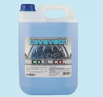 Liquido Lavavetri Lavafari Per Auto 5 Lt.