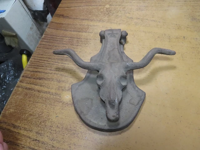 Cast Iron Longhorn Door Knocker