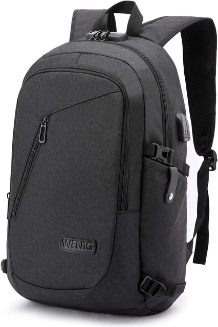 Anti-Theft Laptop Backpack,Business Travel Backpack Bag with USB Charging Port L