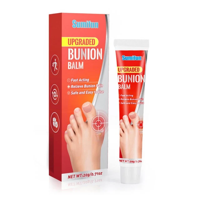 20 g Gota juanete Alivio del dolor Ungüento Masaje Puntera Articular Dolor Crema Cuidado de los pies Herramienta