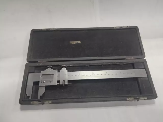 Vintage Brown & Sharpe 7" Caliper No. 570 Inside Outside Machinist Tool