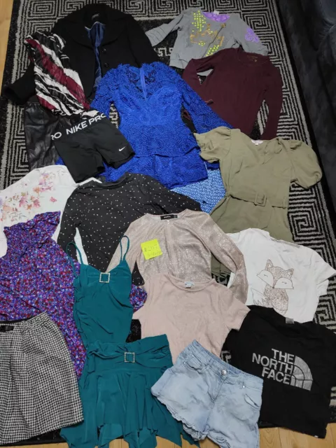 #217- Enorme pacchetto di vestiti per ragazze 11-12 anni GEORG NEXT PRIMARK RIVER NIKE ZAR