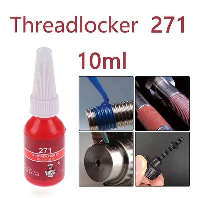 Uk- 10 ML Haute Résistance Threadlocker Métal Soudure Anaérobie Colle 271 1