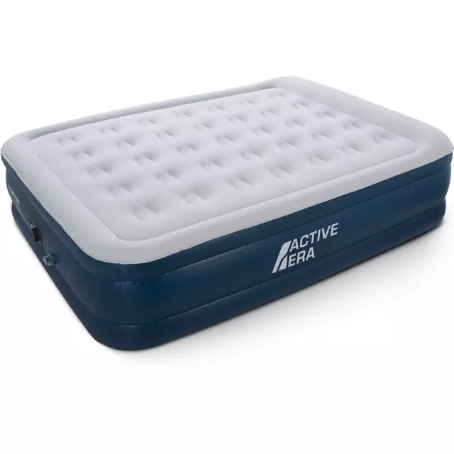 Matelas Gonflable Premium 2 Personnes Active Era - Pompe et Oreiller Intégrés