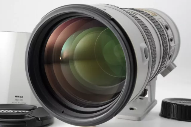 [Near Mint] Nikon AF-S VR Nikkor 70-200mm f/2.8 G ED Light Gray From Japan