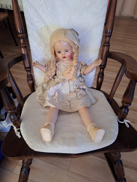 ANTIQUE COMPOSITION DOLL PicClick AU