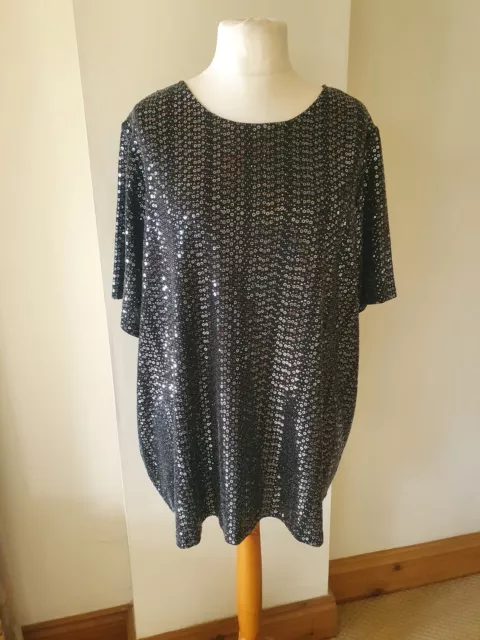 Nuevo con etiquetas Next Maternity Negro Brillante Top Talla 22 Precio de venta sugerido por el fabricante £22