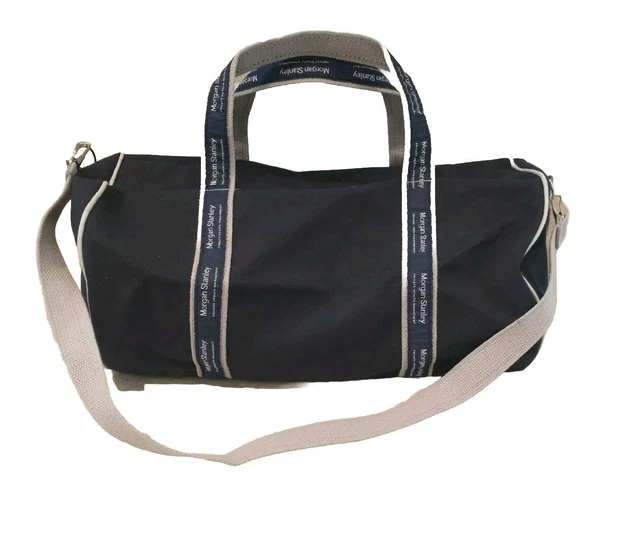 MORGAN STANLEY SCARBOROUGH Tweed U.s.a Duffle Gym Bag Euc 62.00 PicClick