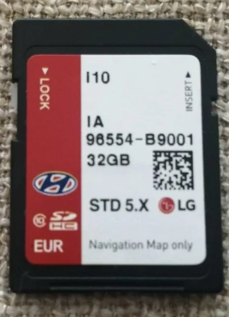 HYUNDAI I10 SATELLITE Navigation SD Card 2025 Latest Update. SAT NAV ?? ...