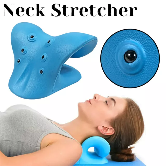 Neck Traction Pillow Cloud Shape Stretcher Cervical Support Pain