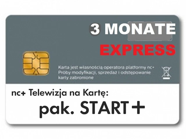 Recharge TV SMART MULTI 6 Mois - Carte NC+ Polsat TNK - Abonnement Pologne