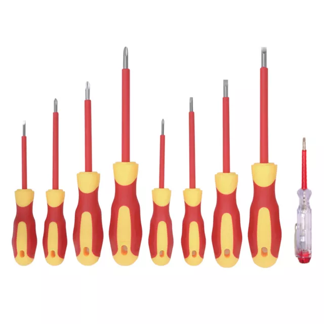 Elektriker Schraubendreher Satz Kompakt VDE 9 Universal 1, 9-teilig + Koffer