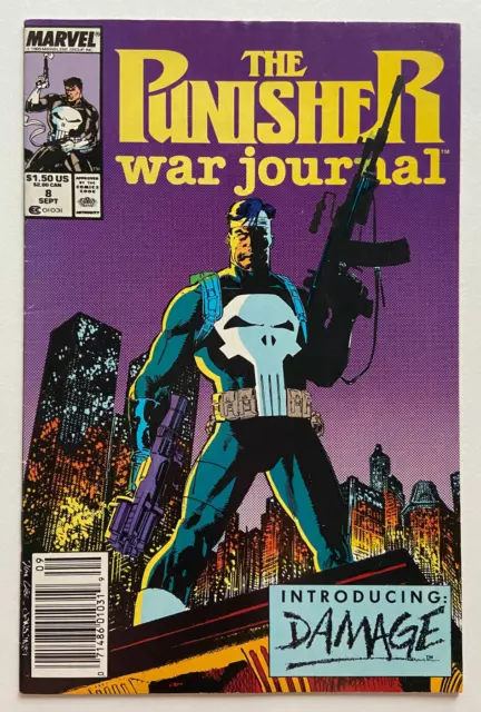 Marvel Comics The Punisher War Journal Vol 1 #8 1989