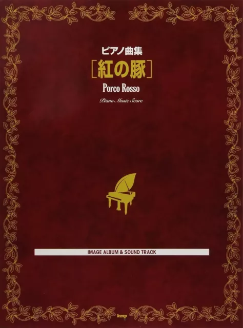 Porco Rosso Collection for Piano Solo Sheet Music Book - From Japan NEW