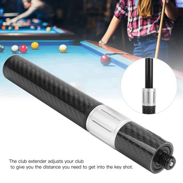 Adjustable Extender Pool Cue Telescopic Rod Extension for MEZZ Black Carbon S7L7