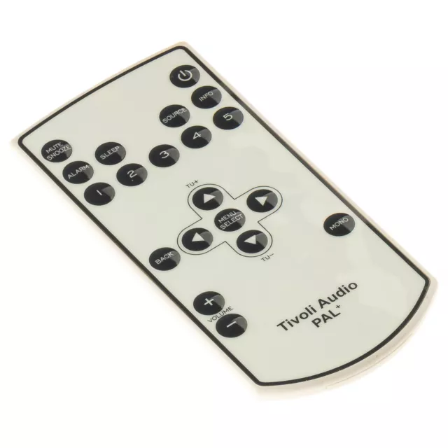 Original Tivoli Audio PAL+ PALPRWHT Fernbedienung für Radiowecker / geprüft