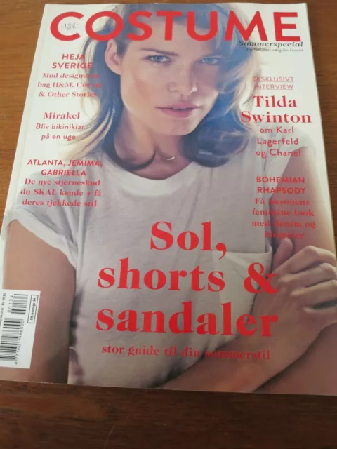 Magazine LOUISE P Tilda Swinton KATE MOSS Poppy Delevigne LENE NYSTROM Aqua Q124