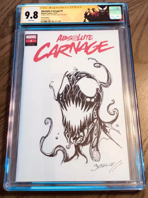 Amazing Spider-Man #361 & #362 CGC 9.8 SS Mark Bagley Venom Custom