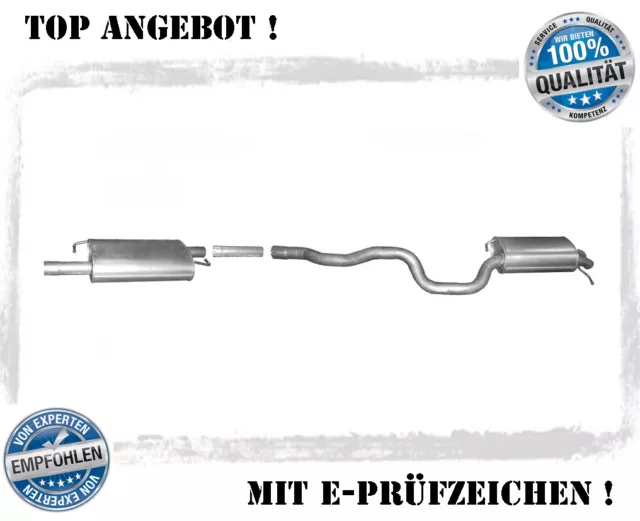 Auspuffanlage VW Transporter T5 T6 V VI 2.0 2.5 TDI BiTDI  4-Motion Lang Auspuff