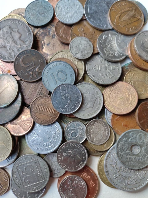 Argent et bronze dans ce lot superbe de monnaies françaises et étrangères