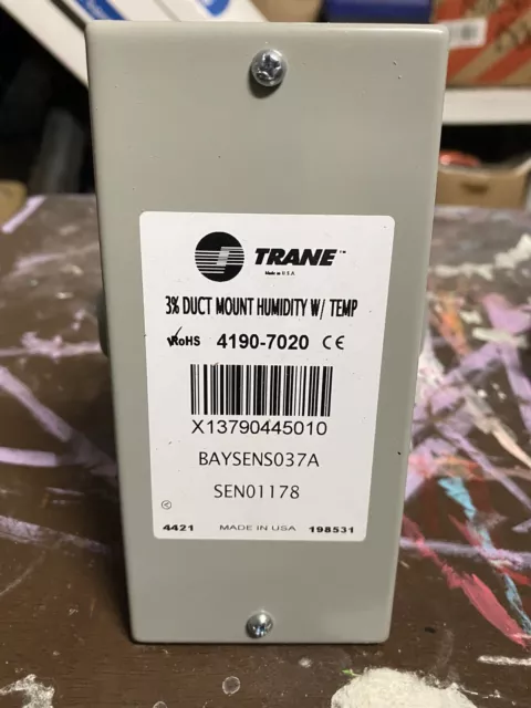 Trane 4190-7020 Humidity Temperature Sensor 41907020 X13790445010 (NEW IN BOX)