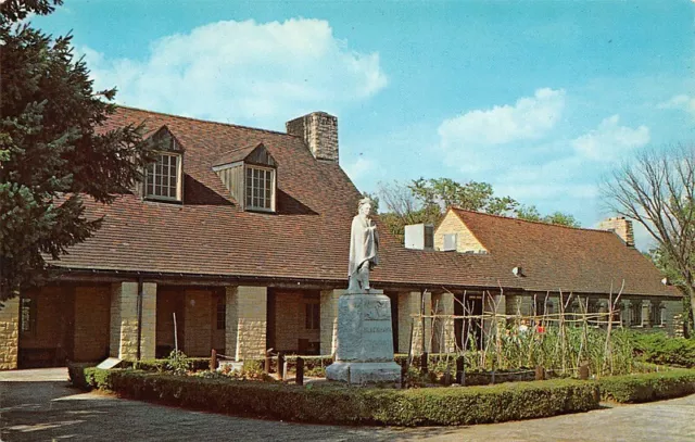 Watch Tower Inn Statue Chief Blackhawk Sauk Fox State Park Rock Island Il