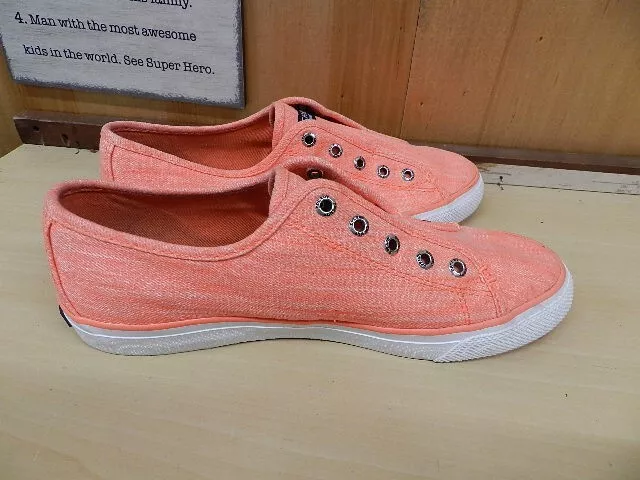 Sperry Top-Sider Seacoast Ripstop Women s Coral Fashion Sneakers sz 7.5m