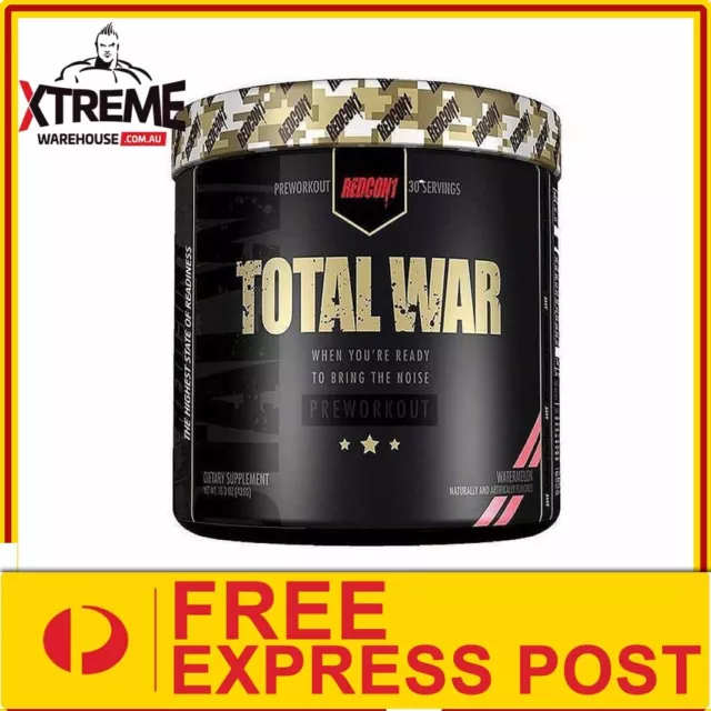 Redcon1 Total War V2 Pre Workout 30 Serves // Energy Redcon 1 Express Post