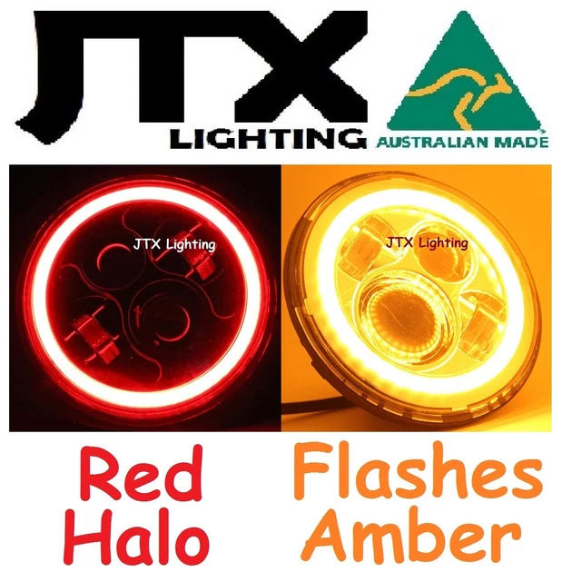 7& LED LIGHTS RED Flashes AMBER Holden Torana GTR XU1 A9X SLR5000 LC LH