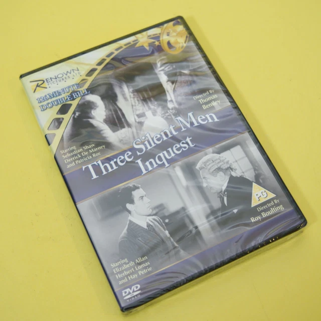 THREE SILENT MEN / INQUEST DVD Sebastian Shaw Derrick De Marney