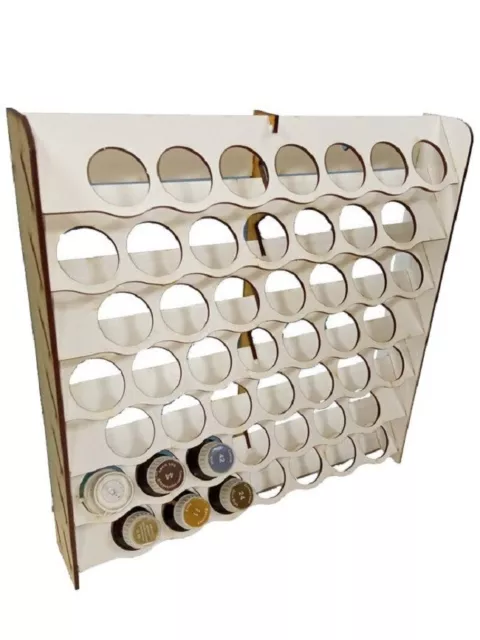 Wall module for 49 containers (with a diameter of 32 mm) MDF 3 mm LMG WOH-1224