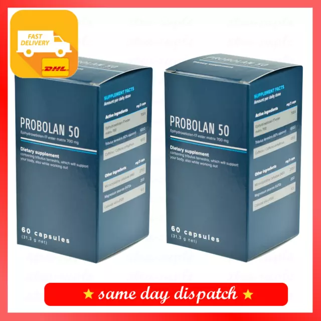 2x Probolan 50 MASSA MUSCOLARE SUPER FORTE SOMATODROL VELOCE EFFICACE Bulk...