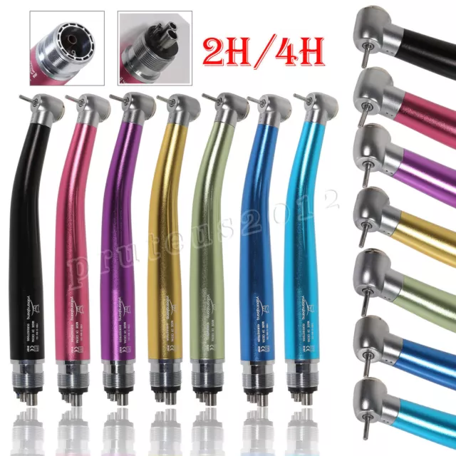 NSK Style Dental High Speed Handpiece Turbine 4 Hole/2 Holes 7 Colors Yabangbang