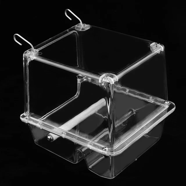 Alimentatore Per Uccelli In Plastica Trasparente Contenitore Automatico Di M DB3