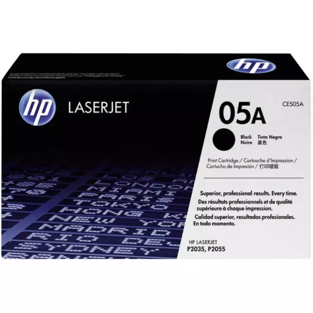 Cassette de toner dorigine HP 05A noir CE505A